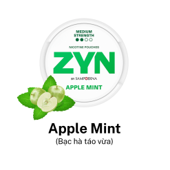 ZYN Apple Mint Medium (Vị bạc hà táo vừa) – 3mg